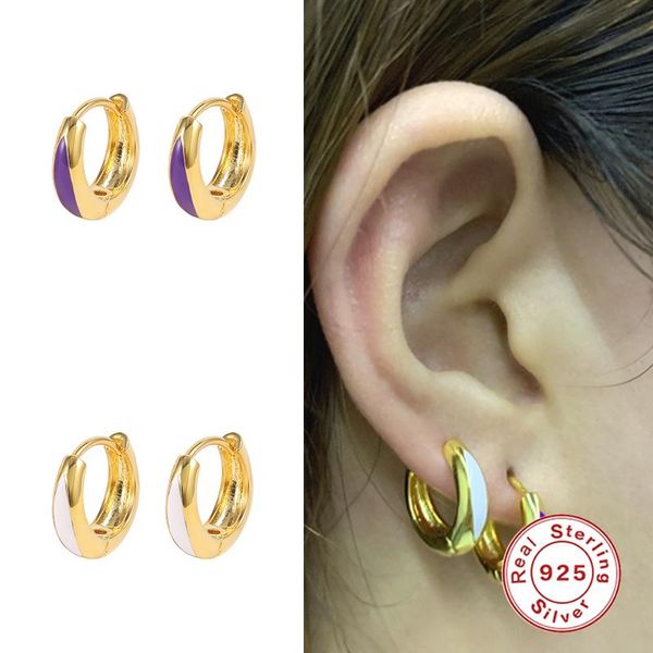 hoop & huggie koj real 925 sterling silver white turquoise enamels circle earrings huggies luxury piercing ohrringe women fashion jewelry, Golden;silver
hoop & huggie koj real 925 sterling silver white turquoise enamels circle earrings huggies luxury piercing ohrringe women fashion jewelry, Golden;silver