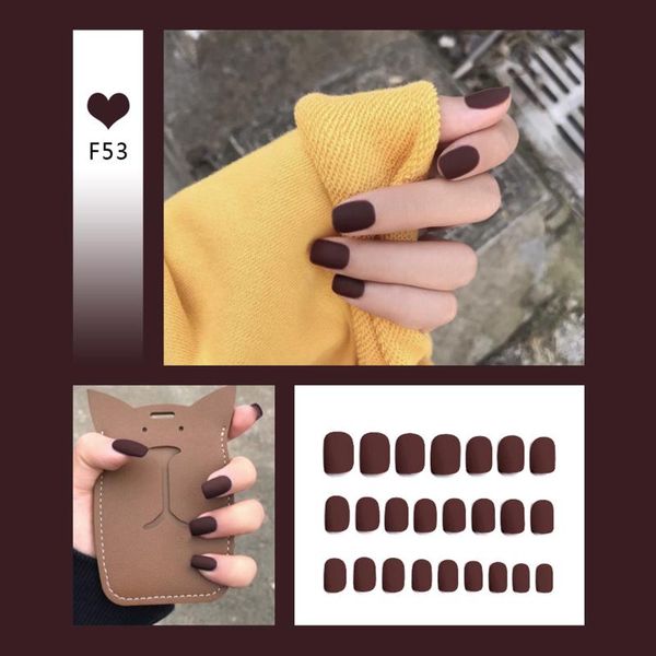 false nails 24pcs matte wear short paragraph fashion manicure patch save time wearable nail, Red;gold
false nails 24pcs matte wear short paragraph fashion manicure patch save time wearable nail, Red;gold