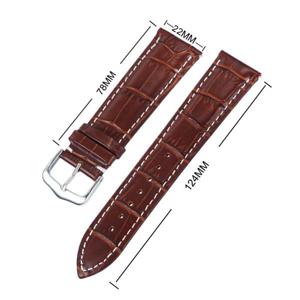 watch bands fashion men women genuine leather strap quick-release spring bars tool replacement wristwatch band width 20mm 22mm, Black;brown
watch bands fashion men women genuine leather strap quick-release spring bars tool replacement wristwatch band width 20mm 22mm, Black;brown