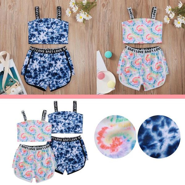 clothing sets summer colorful tracksuits kids clothes set tie dye sport backless +short pants 2pcs outfits toddler girls, White
clothing sets summer colorful tracksuits kids clothes set tie dye sport backless +short pants 2pcs outfits toddler girls, White