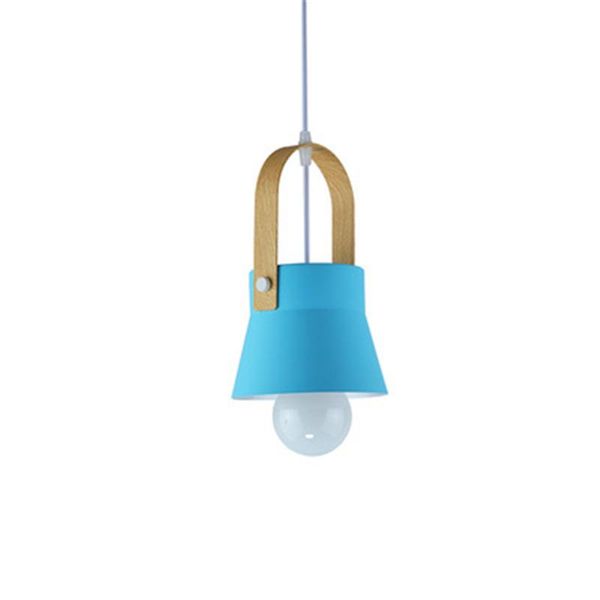 pendant lamps modern lamp nordic restaurant simple bar table clothing store macarone led bulbs cord metal