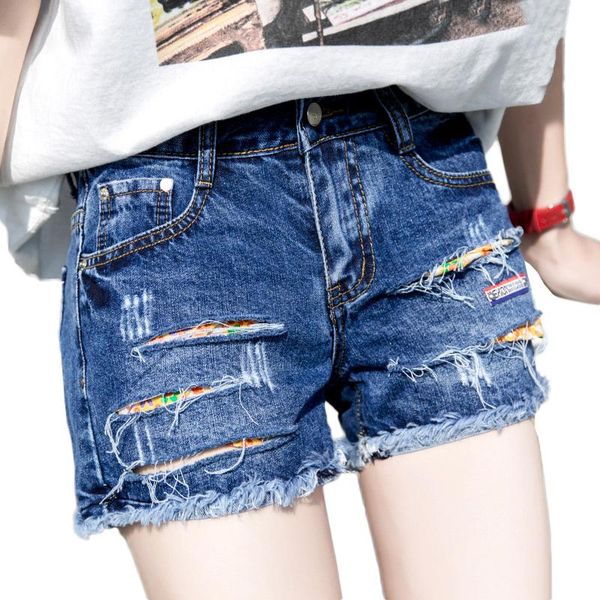 women's shorts womens jeans summer hole mini denim short ladies casual jean blue vintage plus size nw2130, White;black
women's shorts womens jeans summer hole mini denim short ladies casual jean blue vintage plus size nw2130, White;black