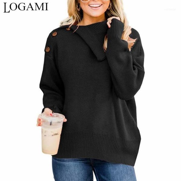 women's sweaters logami lapel pullover women 2021 autumn and winter asymmetry button casual knit sweater jumper1, White;black
women's sweaters logami lapel pullover women 2021 autumn and winter asymmetry button casual knit sweater jumper1, White;black