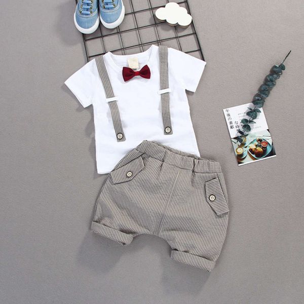 new 2021 boys' clothing spring summer children's short sleeves + striped shorts gentleman suit fashion, White
new 2021 boys' clothing spring summer children's short sleeves + striped shorts gentleman suit fashion, White
