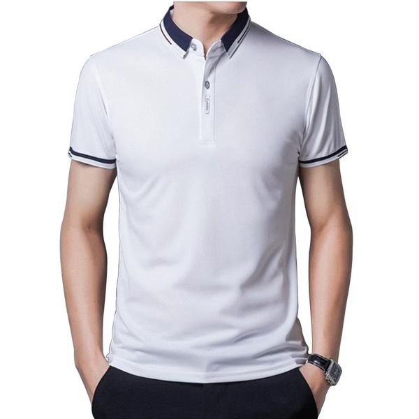 men's polos mrmt 2021 brand summer t-shirt lapel casual short-sleeved stitching for male solid color pullover, White;black
men's polos mrmt 2021 brand summer t-shirt lapel casual short-sleeved stitching for male solid color pullover, White;black