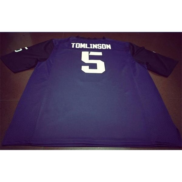 goodjob men youth women #5 purple ladainian tomlinson tcu horned frogs football jersey size s-5xl or custom any name or number jersey, Black
goodjob men youth women #5 purple ladainian tomlinson tcu horned frogs football jersey size s-5xl or custom any name or number jersey, Black