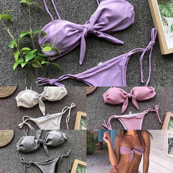 2021split bikini purple shiny ladies women's swimsuit swimwear two piece set swimming suit summer items 2021, White;black
2021split bikini purple shiny ladies women's swimsuit swimwear two piece set swimming suit summer items 2021, White;black
