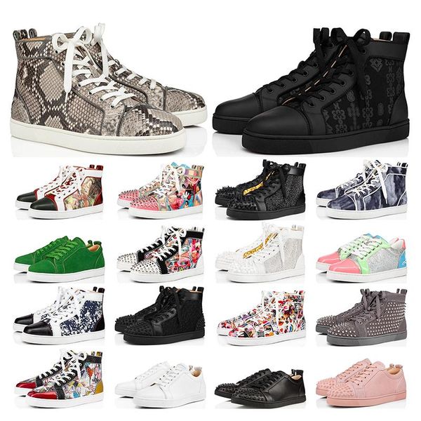mens shoes luxurys designers red bottoms high low studded spikes fashion suede leather black silver women flat sneaker party lovers size 36
mens shoes luxurys designers red bottoms high low studded spikes fashion suede leather black silver women flat sneaker party lovers size 36