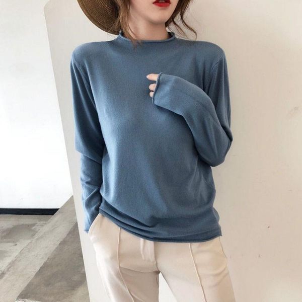 women's sweaters women vintage autumn turtleneck solid slim bottom casual long sleeve pullovers female shirt, White;black
women's sweaters women vintage autumn turtleneck solid slim bottom casual long sleeve pullovers female shirt, White;black
