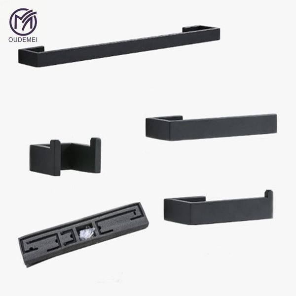 bath accessory set sus 304 black bathroom accessories stainless steel towel rack series paper holder robe hook
bath accessory set sus 304 black bathroom accessories stainless steel towel rack series paper holder robe hook