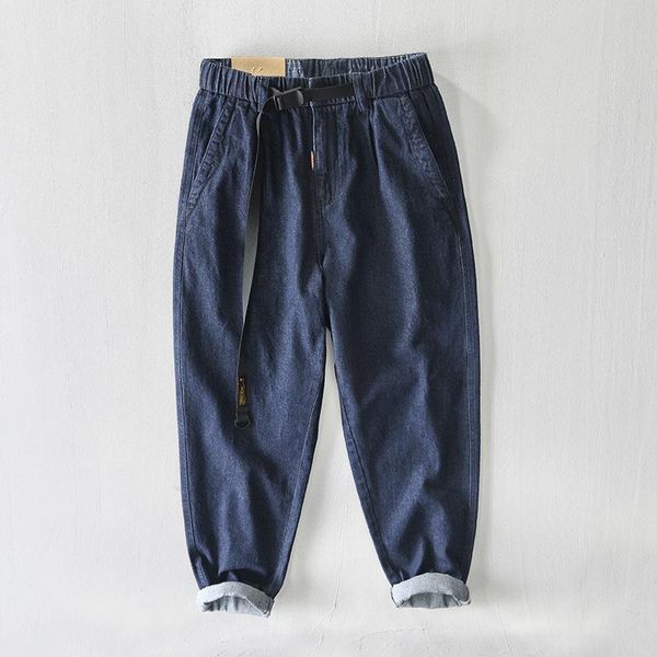 men's jeans z372 autumn cargo for men black blue japan style streetwear tooling retro belt straight mid-waist cotton male denim pants
men's jeans z372 autumn cargo for men black blue japan style streetwear tooling retro belt straight mid-waist cotton male denim pants