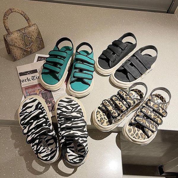 dress shoes net red ins2021 summer sandals female thick-soled high-heeled women's wear fashionable leopard beach, Black
dress shoes net red ins2021 summer sandals female thick-soled high-heeled women's wear fashionable leopard beach, Black