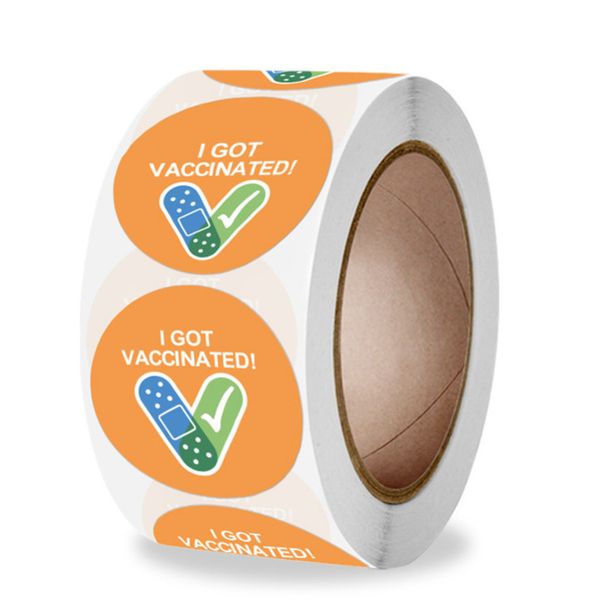 500pcs/roll i got vaccinated 2021 vaccinated sticker round sticker self adhesive stickers label party funny gift in stock h25hlas, Red;brown
500pcs/roll i got vaccinated 2021 vaccinated sticker round sticker self adhesive stickers label party funny gift in stock h25hlas, Red;brown