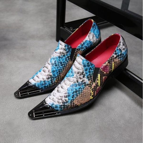 dress shoes mens fashion blue leather plus size oxfords punk style men nightclub party, Black
dress shoes mens fashion blue leather plus size oxfords punk style men nightclub party, Black