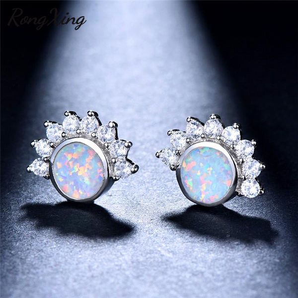 stud rongxing white/blue fire opal purple/ pink birthstone earrings for women retro 925 silver/rose gold filled studs earring, Golden;silver
stud rongxing white/blue fire opal purple/ pink birthstone earrings for women retro 925 silver/rose gold filled studs earring, Golden;silver