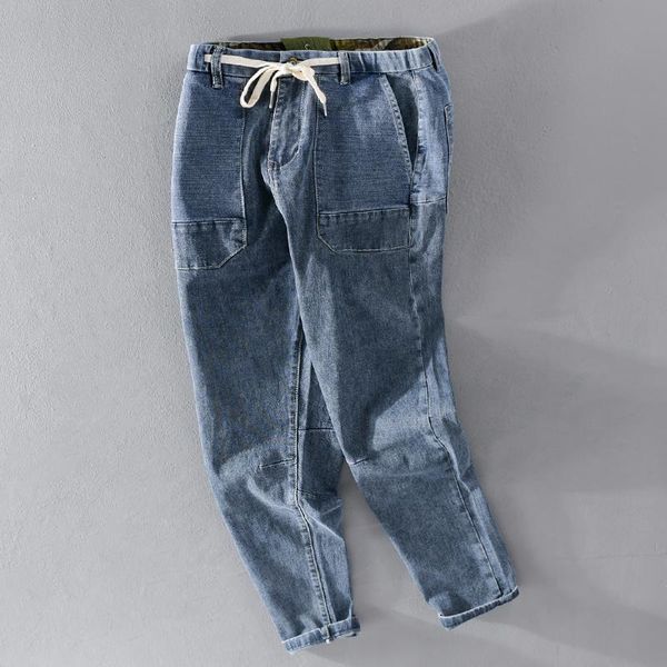 men's jeans 2021 spring ankle-length stretch cotton blue men pants brand casual denim trousers spodnie pantalones un pantalon
men's jeans 2021 spring ankle-length stretch cotton blue men pants brand casual denim trousers spodnie pantalones un pantalon