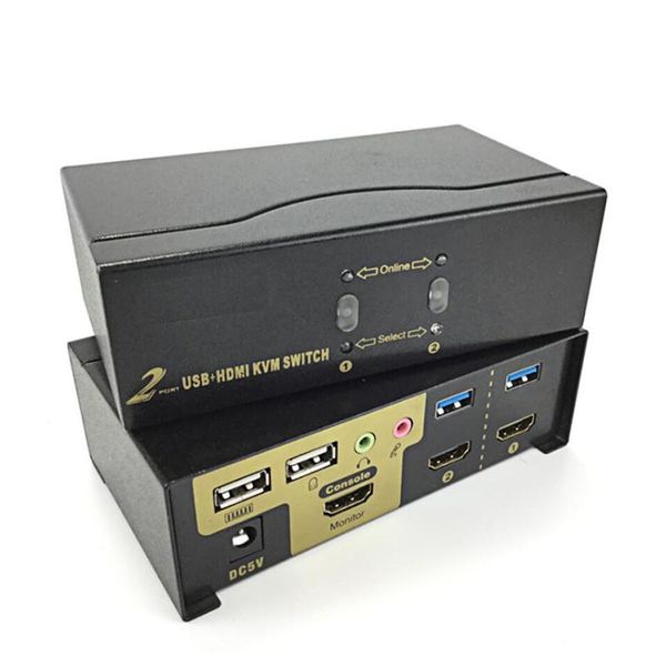 audio cables & connectors 2 port kvm switch usb2.0 up to 4k@30hz support and microphone switcher with kits
audio cables & connectors 2 port kvm switch usb2.0 up to 4k@30hz support and microphone switcher with kits