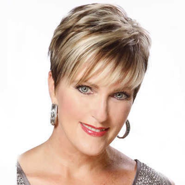 wig female mixed blond short hair middle-aged and elderly white headset cos wigair, Black
wig female mixed blond short hair middle-aged and elderly white headset cos wigair, Black