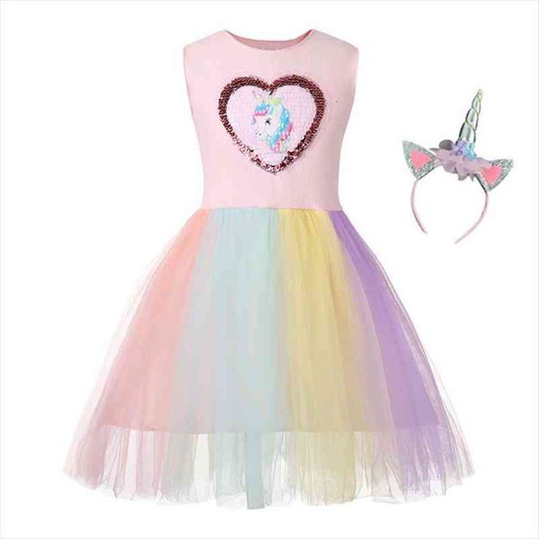 fancy sequined design unicorn for girl dresses girls princess unicornio rainbow kids easter costume 3-8 years, Red;yellow
fancy sequined design unicorn for girl dresses girls princess unicornio rainbow kids easter costume 3-8 years, Red;yellow