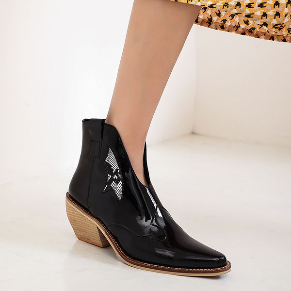 elegant metal decoration women winter boots superfine fiber mixed colors thick heels pumps 2021 autumn party shoes woman heels, Black
elegant metal decoration women winter boots superfine fiber mixed colors thick heels pumps 2021 autumn party shoes woman heels, Black