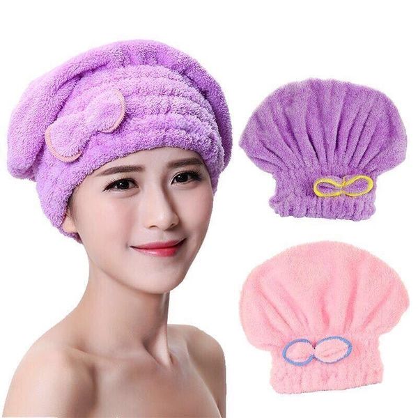 microfiber bath hair dry cap super absorbent quick drying bowknot shower cap bathroom accessories
microfiber bath hair dry cap super absorbent quick drying bowknot shower cap bathroom accessories