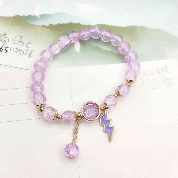 chinese-style products spring and summer cy color small fresh simple korean version popcorn crystal bracelet personality lightning ice crack
chinese-style products spring and summer cy color small fresh simple korean version popcorn crystal bracelet personality lightning ice crack