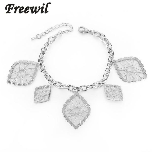 charm bracelets 2021 silver bracelet retro leaf pendant chain for women female sbr160109, Golden;silver
charm bracelets 2021 silver bracelet retro leaf pendant chain for women female sbr160109, Golden;silver