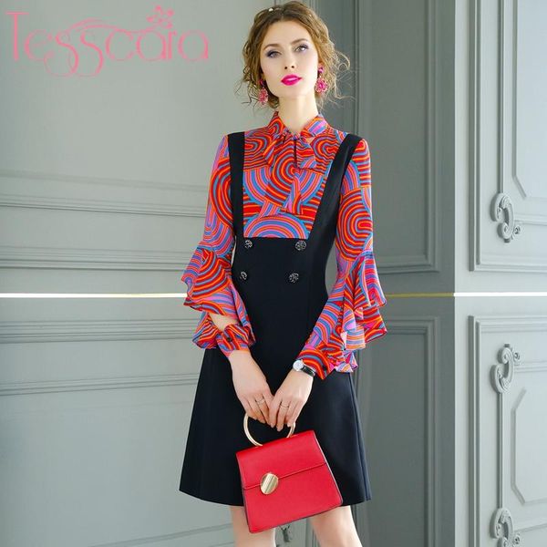 casual dresses tesscara women runway designer spring elegant office dress shirt vintage party robe femme short cocktail vestido, Black;gray
casual dresses tesscara women runway designer spring elegant office dress shirt vintage party robe femme short cocktail vestido, Black;gray