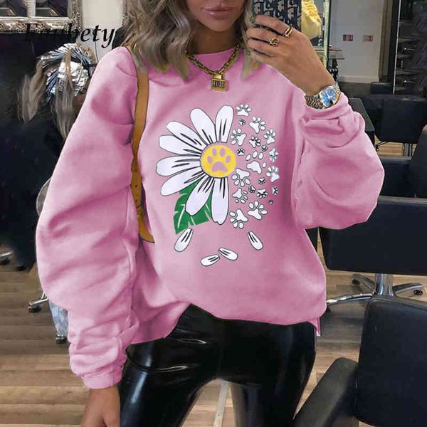 women's knits & tees women long sleeve daisy print hooded sweatshirt casual ladies round neck pullover autumn winter plus size, White
women's knits & tees women long sleeve daisy print hooded sweatshirt casual ladies round neck pullover autumn winter plus size, White