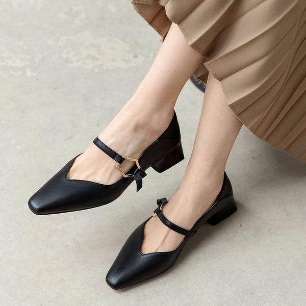 dress shoes 2021 spring est high heels women's pumps genuine leather mary janes classic gladiator lady daily wear women, Black
dress shoes 2021 spring est high heels women's pumps genuine leather mary janes classic gladiator lady daily wear women, Black