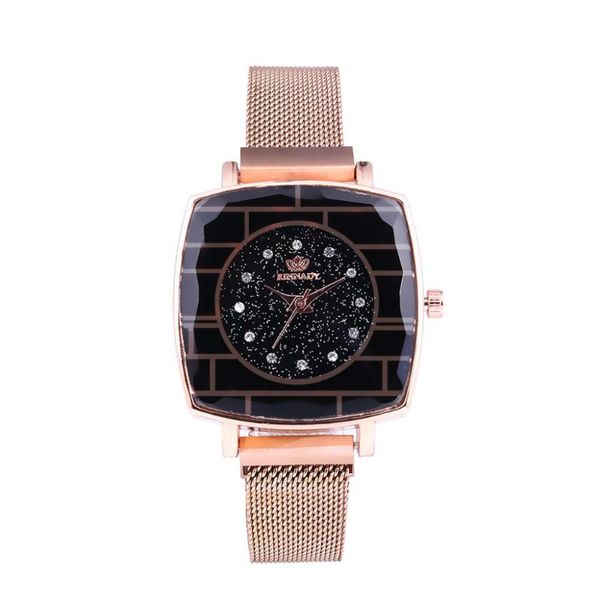 wristwatches rose gold woman watch rhinestone girl gmt fashion women clock mesh belt square shell diamond starry sky dial ladies *a, Slivery;brown
wristwatches rose gold woman watch rhinestone girl gmt fashion women clock mesh belt square shell diamond starry sky dial ladies *a, Slivery;brown