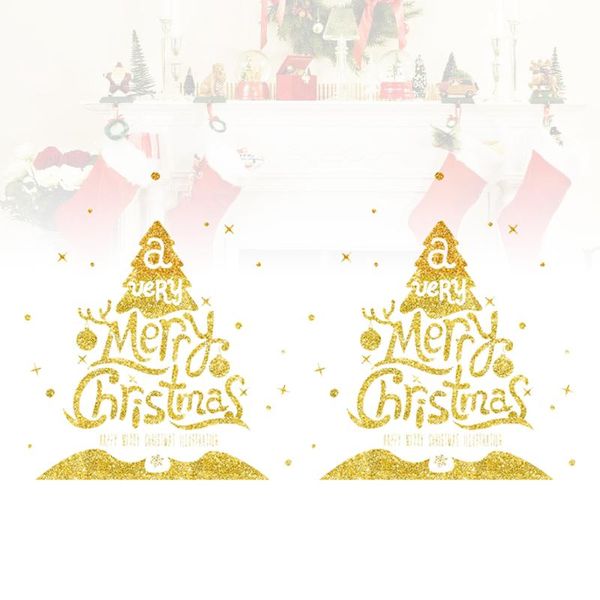 gift wrap 2pcs merry christmas sticker removable background door creative wallpaper #q
gift wrap 2pcs merry christmas sticker removable background door creative wallpaper #q