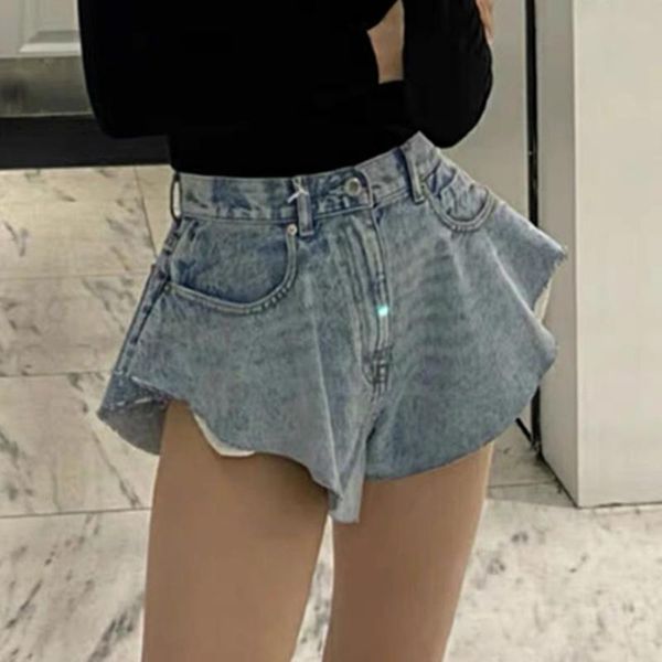 women's shorts chic street fashion girls denim women summer irregular cut loose jeans punk hip hop short female, White;black
women's shorts chic street fashion girls denim women summer irregular cut loose jeans punk hip hop short female, White;black