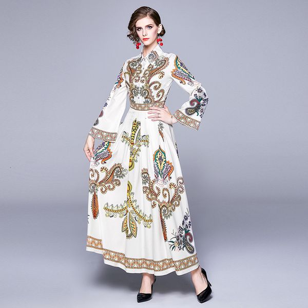 2021 new fashion designer runway button down sashes maxi autumn sleeve stand collar flower printed vintage long ipqb, Black;gray
2021 new fashion designer runway button down sashes maxi autumn sleeve stand collar flower printed vintage long ipqb, Black;gray