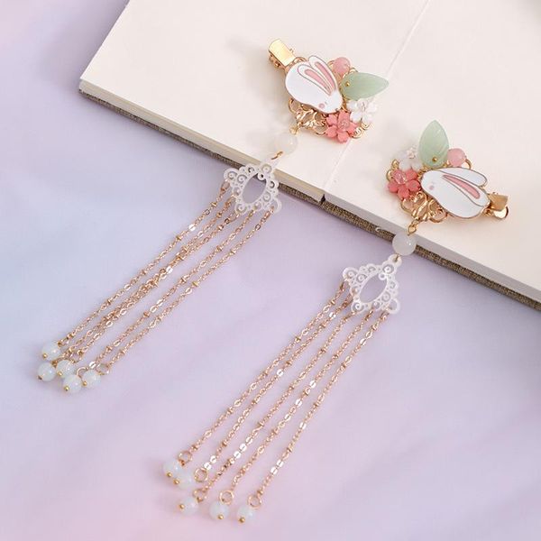 hair clips & barrettes retro chinese ancient hanfu headdress long tassel hairclip animal shape hairpins girl child perform headpiece maea99, Golden;silver
hair clips & barrettes retro chinese ancient hanfu headdress long tassel hairclip animal shape hairpins girl child perform headpiece maea99, Golden;silver