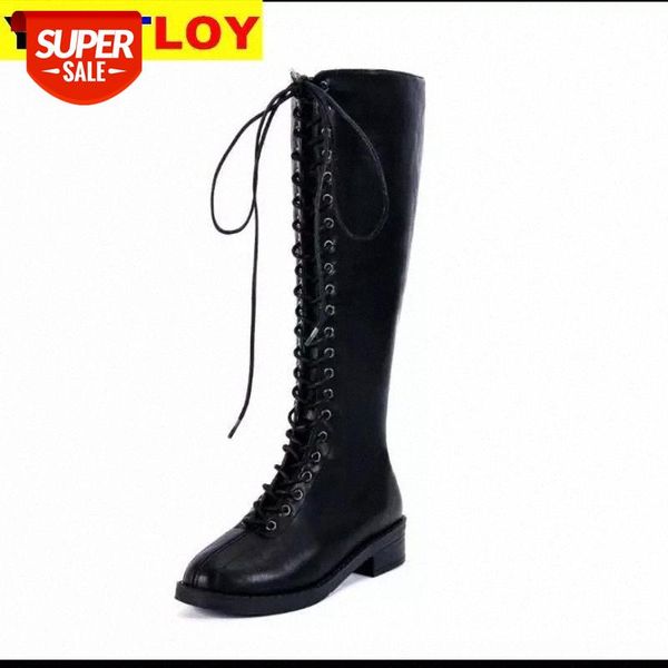 round toe pu over-the-knee long boots for women lace-up solid low autumn winter thigh boots square heel cross-tied shoes #3w7z, Black
round toe pu over-the-knee long boots for women lace-up solid low autumn winter thigh boots square heel cross-tied shoes #3w7z, Black