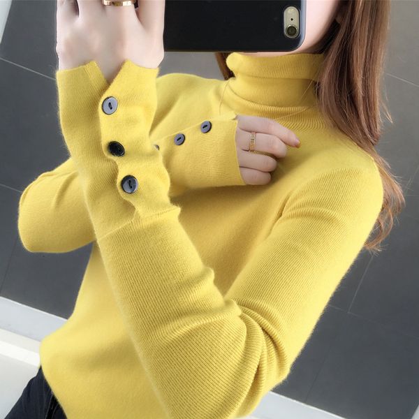 2021 new arrival long sleeve thick pullover turtleneck winter women slim tight knitted shirt yellow black sweater c460 qqr0, White;black
2021 new arrival long sleeve thick pullover turtleneck winter women slim tight knitted shirt yellow black sweater c460 qqr0, White;black