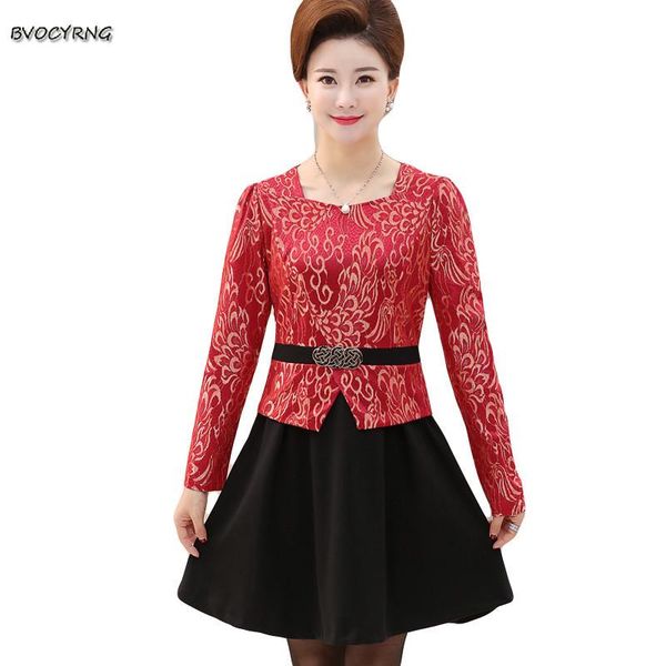 casual dresses high-end middle-aged of the big sizes women spring autumn for patchwork print leisure vestido b0070, Black;gray
casual dresses high-end middle-aged of the big sizes women spring autumn for patchwork print leisure vestido b0070, Black;gray