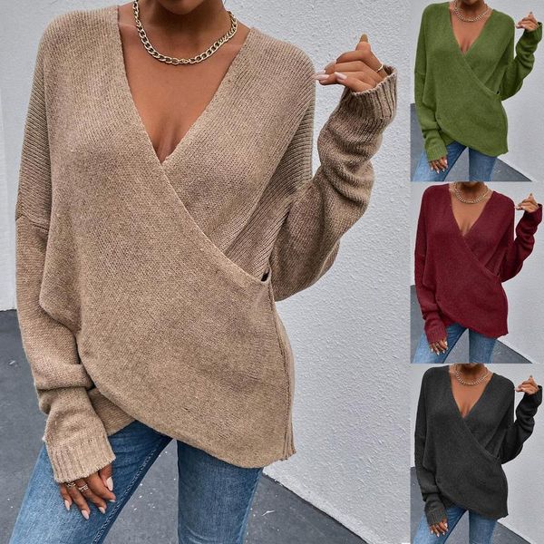 women's sweaters autumn and winter women pullover female drop-shoulder cross wrap sweater thread slim thickening, White;black
women's sweaters autumn and winter women pullover female drop-shoulder cross wrap sweater thread slim thickening, White;black