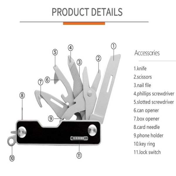 professional hand tool sets hancent 11 functions easy to carry stainless steel multifunctional knife handtool
professional hand tool sets hancent 11 functions easy to carry stainless steel multifunctional knife handtool
