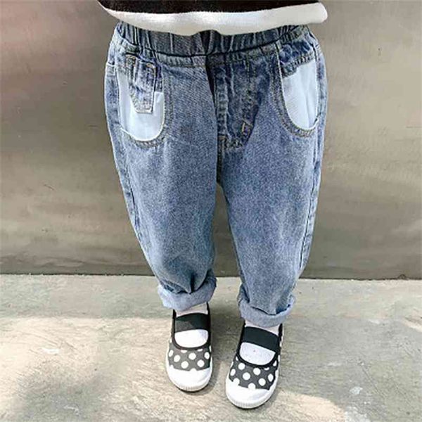 girls' pocket jeans spring autumn children's clothing solid color waist casual soft denim pants kids trousers 210528, Blue
girls' pocket jeans spring autumn children's clothing solid color waist casual soft denim pants kids trousers 210528, Blue
