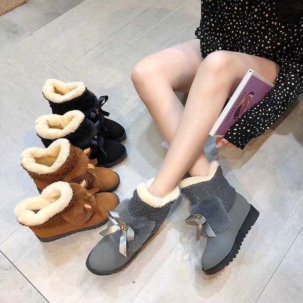 boots pupuda winter women fashion furry sneakers comfortable snow casual high internal heightening shoes, Black
boots pupuda winter women fashion furry sneakers comfortable snow casual high internal heightening shoes, Black