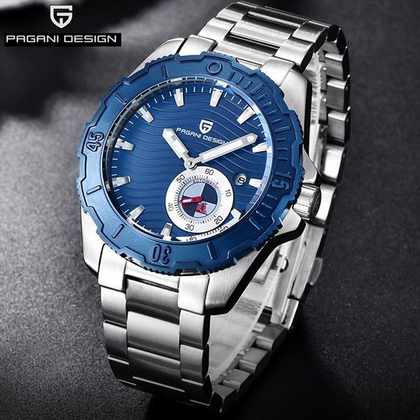 wristwatches pagani design men mechanical watches luxury waterproof full steel men's quartz watch business mens wristwatch relogio masc, Slivery;brown
wristwatches pagani design men mechanical watches luxury waterproof full steel men's quartz watch business mens wristwatch relogio masc, Slivery;brown