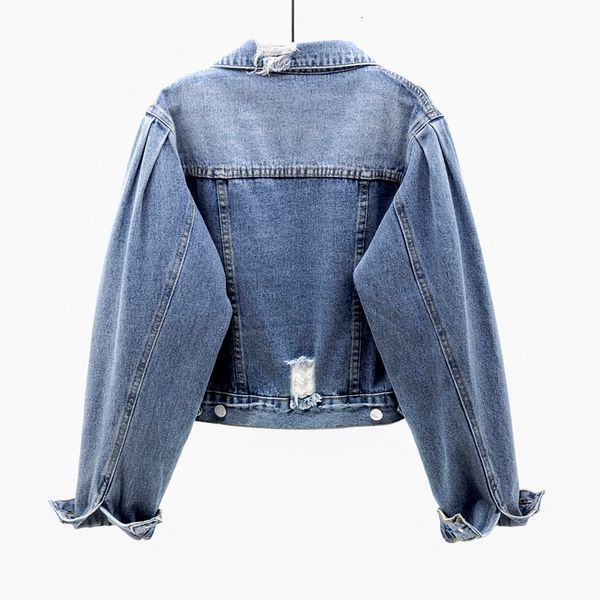 autumn new vintage blue denim coat women slim outerwear chaquetas mujer high waist frayed long sleeve jeans jacket female aw8z, Black;brown
autumn new vintage blue denim coat women slim outerwear chaquetas mujer high waist frayed long sleeve jeans jacket female aw8z, Black;brown