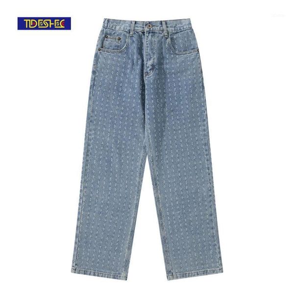 men's jeans destroy ripped straight-leg and women's loose wide-leg pants streetwear hip hop fashion wide leg, Blue
men's jeans destroy ripped straight-leg and women's loose wide-leg pants streetwear hip hop fashion wide leg, Blue