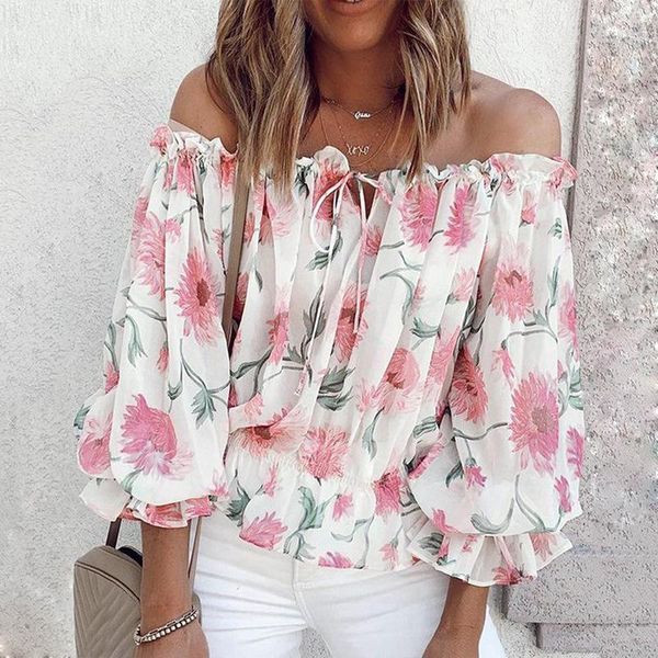 women's blouses & shirts elegant lace-up blouse, style, thin strapless floral print shirt, collar, loose and breathable design, White
women's blouses & shirts elegant lace-up blouse, style, thin strapless floral print shirt, collar, loose and breathable design, White