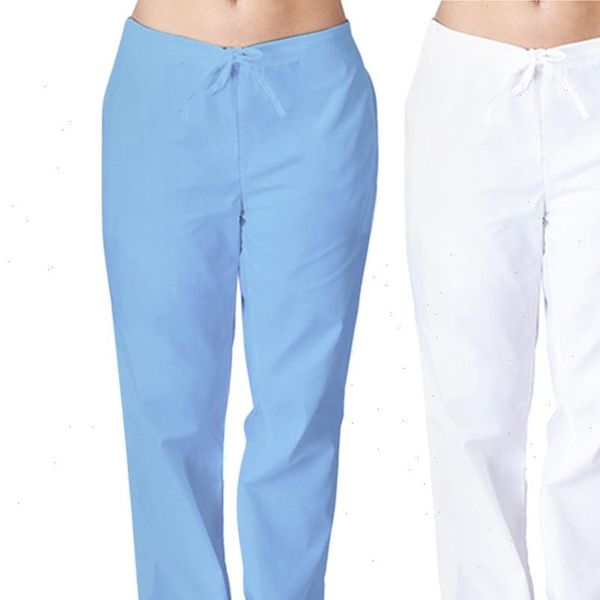 women men nursing uniform work trousers flat full length pants solid color natural flare leg pants with pocket plus size, Black;white
women men nursing uniform work trousers flat full length pants solid color natural flare leg pants with pocket plus size, Black;white