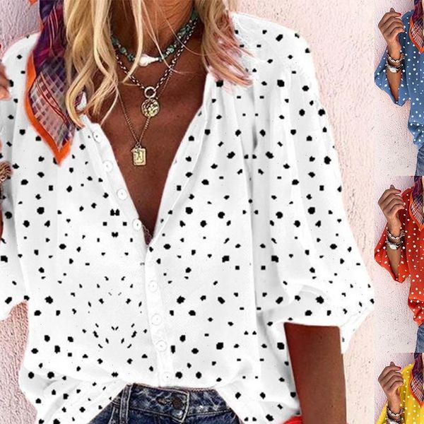 autumn fashion women plus size snowflake print 3 4 sleeve v neck blouse shirt drop shipping good quality, White
autumn fashion women plus size snowflake print 3 4 sleeve v neck blouse shirt drop shipping good quality, White