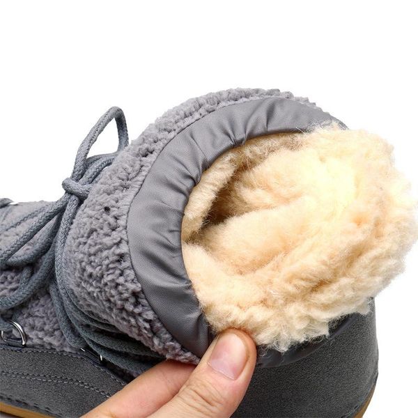 boots drop 2021 women snow with fur inside lace up ankle casual ladies space shoes, Black
boots drop 2021 women snow with fur inside lace up ankle casual ladies space shoes, Black