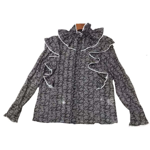 new women's lined black printing silk georgette spring 2021 3lc5, White
new women's lined black printing silk georgette spring 2021 3lc5, White